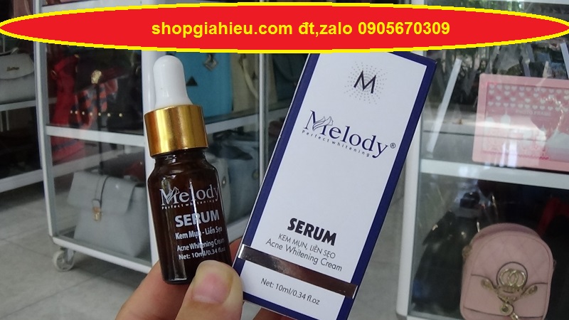 Melody serum kem mụn liền sẹo 10ml mỹ phẩm xuân thịnh Melody serum kem mụn liền sẹo 10ml mỹ phẩm xuân thịnh