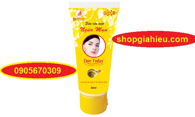 sữa rửa mặt trắng da ngừa mụn nám one today 50ml sữa rửa mặt trắng da ngừa mụn nám one today 50ml