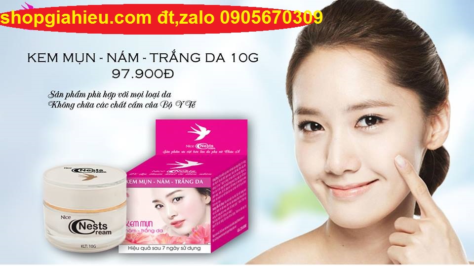 nice nests cream kem mụn mờ thâm 10g hiệu quả sau 7 ngày sử dụng 10g MỸ PHẨM HẢI DƯƠNG nice nests cream kem mụn mờ thâm 10g hiệu quả sau 7 ngày sử dụng 10g MỸ PHẨM HẢI DƯƠNG