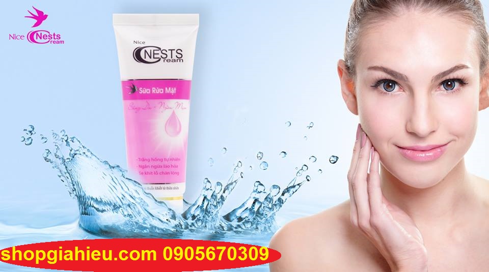 nice nests cream sữa rửa mặt MỸ PHẨM HẢI DƯƠNG nice nests cream sữa rửa mặt MỸ PHẨM HẢI DƯƠNG
