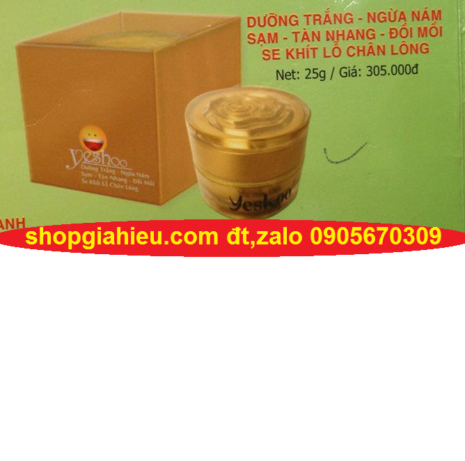 yeshoo kem dưỡng trắng ngừa nám sạm tàn nhang đồi mồi se khít lỗ chân lông 25g yeshoo kem dưỡng trắng ngừa nám sạm tàn nhang đồi mồi se khít lỗ chân lông 25g