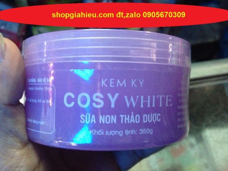 kem kỳ cosy white sữa non thảo dược 350g MỸ PHẨM SẮC NGỌC kem kỳ cosy white sữa non thảo dược 350g MỸ PHẨM SẮC NGỌC