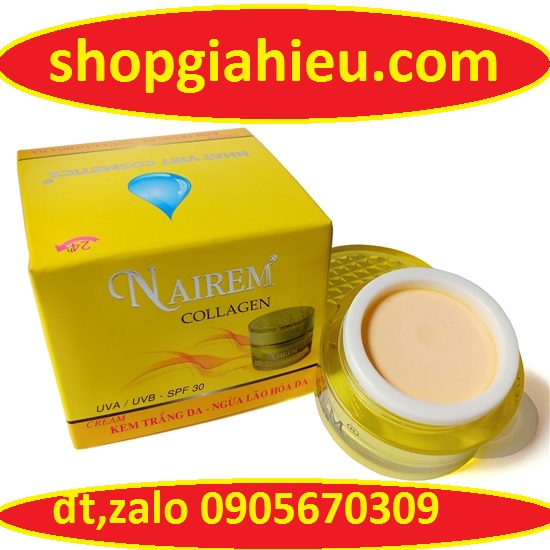 Nairem collagen kem dưỡng trắng giúp ngừa lão hóa tái tạo da 6g mỹ phẩm nhật việt Nairem collagen kem dưỡng trắng giúp ngừa lão hóa tái tạo da 6g mỹ phẩm nhật việt