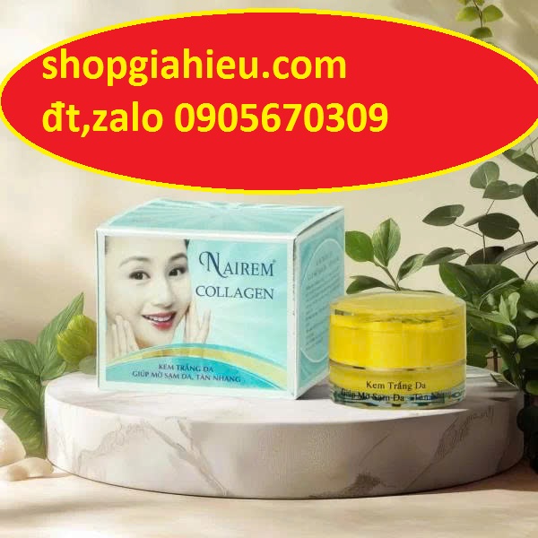 Nairem collagen kem trắng da ngừa sạm da tàn nhang 13g CÔNG TY NHẬT NHẬT Nairem collagen kem trắng da ngừa sạm da tàn nhang 13g CÔNG TY NHẬT NHẬT