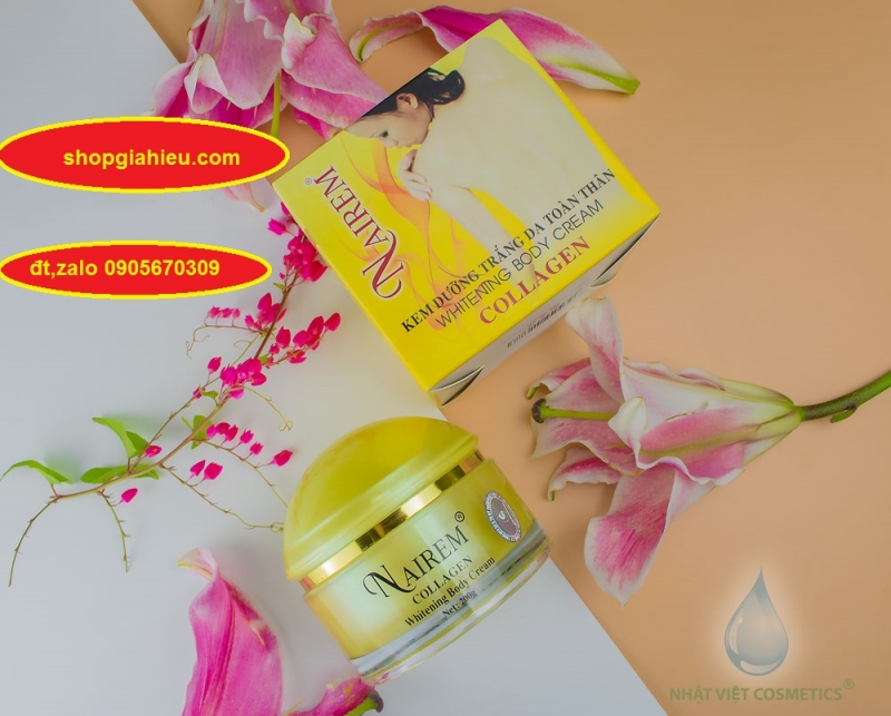 Nairem collagen kem dưỡng trắng da toàn thân cao cấp (130g) CÔNG TY NHẬT VIỆT Nairem collagen kem dưỡng trắng da toàn thân cao cấp (130g) CÔNG TY NHẬT VIỆT