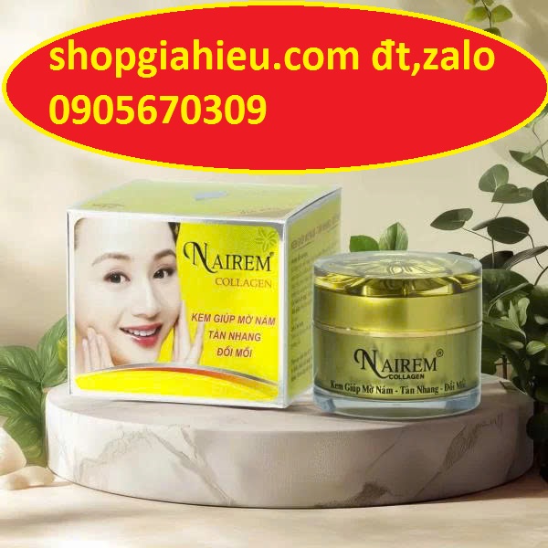 Nairem collagen kem giúp mờ nám tàn nhang đồi mồi 28,5g CÔNG TY NHẬT VIỆT Nairem collagen kem giúp mờ nám tàn nhang đồi mồi 28,5g CÔNG TY NHẬT VIỆT