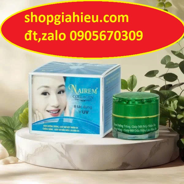 Nairem collagen kem dưỡng trắng giúp mờ nếp nhăn , chống nắng , giúp mờ lão hóa 15g CÔNG TY NHẬT VIỆT Nairem collagen kem dưỡng trắng giúp mờ nếp nhăn , chống nắng , giúp mờ lão hóa 15g CÔNG TY NHẬT VIỆT
