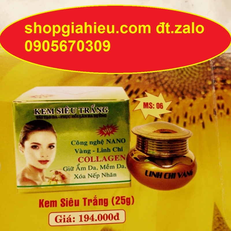 linh chi vàng kem siêu trắng giữ ẩm da mền da xóa nếp nhăn công nghệ nano vàng linh chi collagen 25g linh chi vàng kem siêu trắng giữ ẩm da mền da xóa nếp nhăn công nghệ nano vàng linh chi collagen 25g