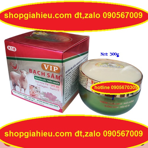 Bạch Sâm nhau thai cừu nguồn gốc thiên nhiên trẻ hóa da collagen nano 5 kem body trắng sáng nuối dưỡng chống nắng bảo vệ toàn thân vip k18 300g công ty ngô gia Bạch Sâm nhau thai cừu nguồn gốc thiên nhiên trẻ hóa da collagen nano 5 kem body trắng sáng nuối dưỡng chống nắng bảo vệ toàn thân vip k18 300g công ty ngô gia