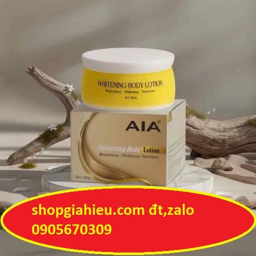 Mỹ phẩm AIA - WHITENING BODY LOTION - SỮA DƯỠNG THỂ LÀM TRẮNG DA 180g CÔNG TY THIÊN PHÚ TÀI Mỹ phẩm AIA - WHITENING BODY LOTION - SỮA DƯỠNG THỂ LÀM TRẮNG DA 180g CÔNG TY THIÊN PHÚ TÀI
