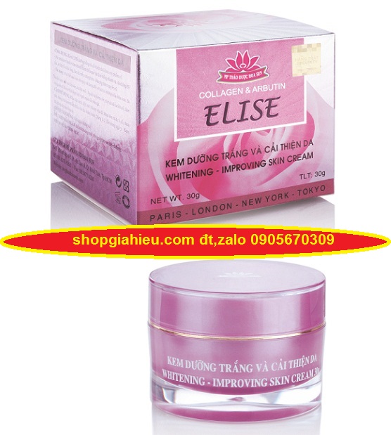 ELISE COLLAGEN ARBUTIN KEM DƯỠNG TRẮNG VÀ CẢI THIỆN DA 30G mỹ phẩm hoa sen ELISE COLLAGEN ARBUTIN KEM DƯỠNG TRẮNG VÀ CẢI THIỆN DA 30G mỹ phẩm hoa sen