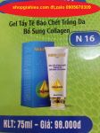 new one collagen gel tẩy tế bào chết trắng da 75ml