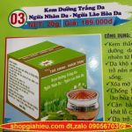kittdy trà xanh ngọc trai kem dưỡng trắng da ngừa nhăn da ngừa lão hóa da 20g