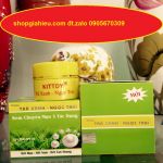 kittdy trà xanh ngọc trai kem chuyên mụn 3 tác dụng 10g