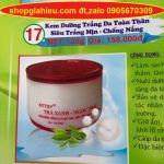 kittdy trà xanh ngọc trai kem dưỡng trắng da toàn thân siêu trắng mịn chống nắng 120g