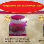 bioone kem tẩy nám tàn nhang trắng da giữ ẩm cao cấp hộp hồng 9g